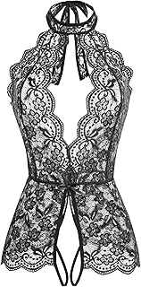 Women A Piece Lingerie Baby Lace Teddy Doll Ted Deep Licou Body Licou Fig Damper.. DIAYTAR NIGERIA: Connecting Nigerians with affordable products through our expansive e-commerce platform.