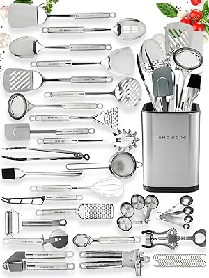 Home Hero 29 -room kitchen utensils - stainless steel kitchen battery with spatula - Utensils and kitchen tool box.. DIAYTAR NIGERIA: Your trusted e-commerce partner with extensive product choices and affordable delivery.