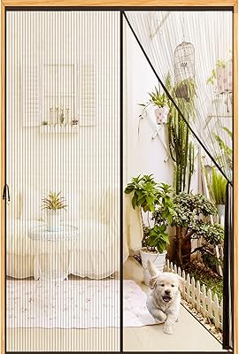 Elytsemoh magnetic mosquito net door adapted to the doors of 36 x 82 inch, screen size 38 x 83 inch, robust mosquito net that prevents insects from entering - adapted to animals and children with a bilateral fixed loop design.. Shop smarter with DIAYTAR Nigeria — from household essentials to electronics, we have everything you need. Plus, our delivery is fast, secure, and arrives between 5 and 8 days.