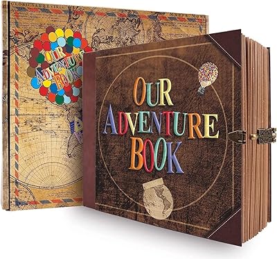 Scrapbooking adventure journal Scrapbooking album Souvenir of travel book gold.. DIAYTAR NIGERIA: Bringing quality products to your doorstep at prices that won't break the bank.