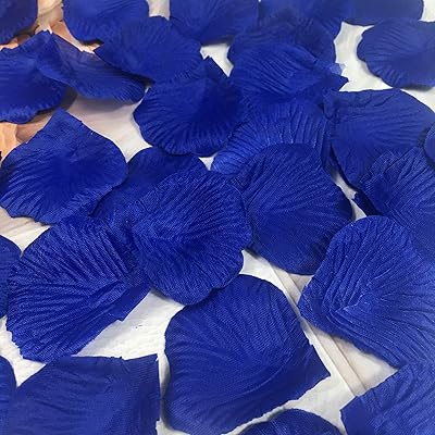 Kotosai 4000 Petal pieces of artificial silk roses for decoration of wedding festival (royal blue).. DIAYTAR NIGERIA: Bringing quality products to your doorstep at prices that won't break the bank.