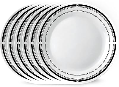 Round plates Coelle 6 Pieces 1025 "Triple glass Vitrelle Plates.. Be part of Nigeria’s most trusted online shopping experience — DIAYTAR Nigeria.
