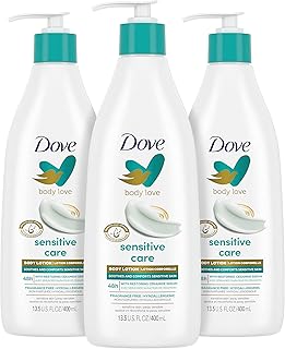 Floorless lotion Dove Body Love Sensitive Care For Ruggly or Dry, soothing and comforting, white, 13.5 oz, pack of 3 packages of 3.. DIAYTAR NIGERIA delivers more than expected with our extensive catalog and 5-8 day delivery service.