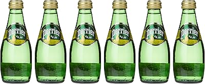 Natural sparkling water Perrier, lemon aroma in glass bottle - 200 ml (pack of 6).. DIAYTAR NIGERIA: Where quality meets affordability, with thousands of products delivered in less than 8 days.