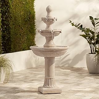 Fountain of Italian flooring Stafford 48 "Height 3 levels for patio, garden, courtyard and house - John Timberland.. Shop with purpose and save with DIAYTAR NIGERIA's extensive platform and nationwide delivery service.