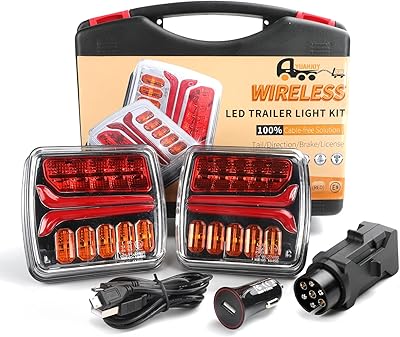 Yuan Joy 12 V wireless LED rear lights, Multifunctional truck rear light kit with e-tag approval, magnetic, rechargeable, waterproof.. Elevate your shopping experience with DIAYTAR NIGERIA's vast catalog and budget-friendly options.