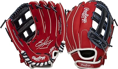 Series of baseball gloves for young Rawlings Sure Catch (baseball and ball gloves, size 9.5 to 11.5 inches).. Shop with confidence at DIAYTAR NIGERIA, Nigeria's premier affordable e-commerce platform.