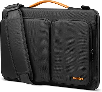 Protective shoulder bag for laptop Tomto 15-16 inches for MacBook Pro A2141 A1398, Waterproof pocket for Dell XPS 15, new surface Book 3/2, the new Razr Blade 15, ThinkPad X1, Extreme Generation 2.. Shop smart and save with DIAYTAR NIGERIA's extensive product range and 5-8 day delivery guarantee.