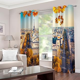 Puffzox blackout curtain 2 panels x 46 "L 54" L COLORED CURNCHED OF CITY STOP For Boys.. DIAYTAR NIGERIA: Where shopping dreams come true with budget-friendly prices and nationwide shipping.