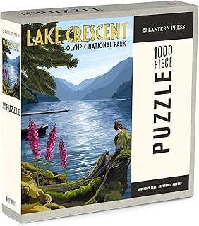 Puzzle 1000 Pieces Olympic National Park, Washington, Lake Crescent (Made in the United States, environmentally friendly materials, linen paper, adult puzzle and family).. Why waste time in traffic when you can shop online at DIAYTAR Nigeria? Enjoy convenience, unbeatable prices, and prompt delivery anywhere in Nigeria.
