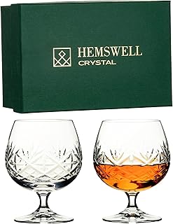 Set of 2 Hemswell crystal cognac glasses - Elegant crystal cognac glasses with satin lined box - Men's anti -shock glass 250 ml - European Crystal - Design Glenrigg.. Shop across boundaries with DIAYTAR NIGERIA's comprehensive platform and budget-friendly delivery.
