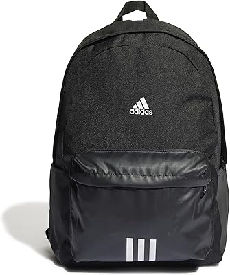 Adidas Classic 3 -band adidas backpack, black/white, one size.. DIAYTAR NIGERIA: Connecting Nigerians with their needs through our affordable and diverse marketplace.