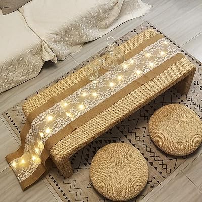Rectangular table runner at 40 LEDs with light garland makes the canvas hand.. Skip the lines and shop online — DIAYTAR Nigeria delivers to your door in days.
