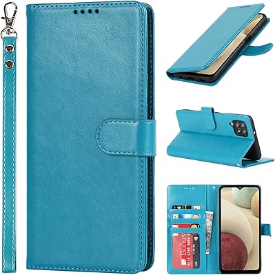 SAILORTECH WORK CASTER Samsung Galaxy A12 5G, PU leather case higher than flap with shock -resistant TPU crutch, Card locations, Magnetic Support for Phone - Blue.. Shop smarter with DIAYTAR Nigeria — from household essentials to electronics, we have everything you need. Plus, our delivery is fast, secure, and arrives between 5 and 8 days.