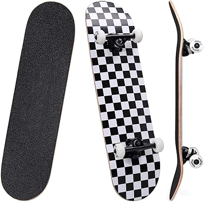 Full standard skateboard of 30 inches for children, adolescents, adults, beginners, double -platform skateboard.. DIAYTAR NIGERIA: Your affordable gateway to thousands of products delivered promptly nationwide.