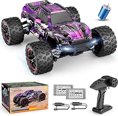 Haiboxing RC RCE cars without brooms on a 1/18 18859A scale, all-terrain remote control trucks 4 wheel drive, speed of 48 km/h for adults and children boys, all-terrain truck toys, gifts with two Li-po batteries, autonomy of more than 40 minutes.. Your complete marketplace solution, DIAYTAR NIGERIA offers unbeatable value with delivery within the week.