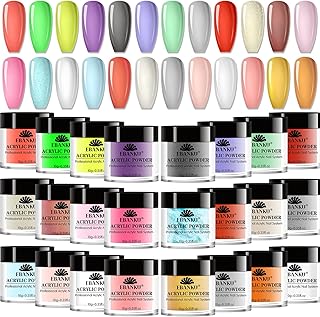 IBANCO acrylic powder set, 24 colors of professional acrylic powder to lengthen and sculpt the nails, long duration, no needed nail lamp required.. DIAYTAR NIGERIA: Where every shopping need is met with affordable prices and timely delivery.