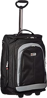 Eminet Soft Trolley backpack with pockets, small light schoolboy bag with pockets and two casters, E5478A, black.. Discover endless possibilities with DIAYTAR NIGERIA's extensive product range and affordable shipping.