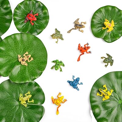 Lisvin Perol plastic frogs Lot of 20 12 figurines.. DIAYTAR NIGERIA: Where shopping is affordable, selection is vast, and delivery is always reliable.