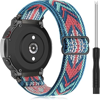 Extensible nylon watch bracelet compatible with Amazfit T-Rex 2, Soft and adjustable sports bracelet for intelligent watch Amazfit T-Rex 2 for men and women.. Discover the joy of online shopping with DIAYTAR NIGERIA's budget-friendly prices and reliable shipping.