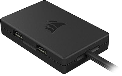USB HUB 2.0 Internal Corsair 4 Ports - 4 HUB USB 2.0 9 Pins - Easy magnetic assembly - Compatible with most Intel® and AMD® Mère Cards - Black.. DIAYTAR NIGERIA connects your desires with reality through our affordable e-commerce platform and quick delivery.