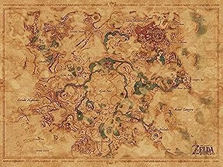 Nintendo the legend of zelda: breath of the wild (hyrule world map) impression sur toile, multicolore, 60 x 80 cm.. Experience shopping satisfaction with DIAYTAR NIGERIA's vast selection and budget-friendly delivery options.