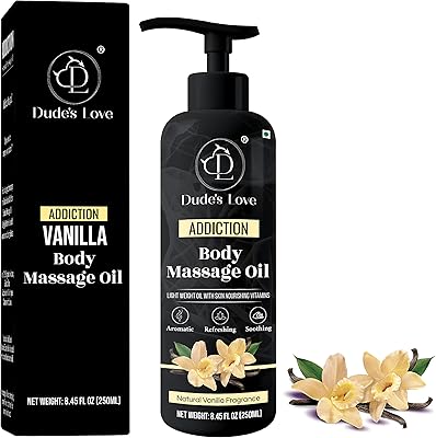 Biological - edible massage oil for the whole body with vanilla - without spots and non -sticky | With fractional coconut oil, vanilla and jasmine oil, appointment | massage massage oil - 8.45 FL OZ.. Don’t wait weeks — DIAYTAR Nigeria delivers your order in just a few days.