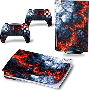 PlayStation 5 disk sticker, Adhesive vinyl adhesive sticker cover for PlayStation 5 console and PlayStation 5 Disc Edition, Magma).. DIAYTAR NIGERIA makes luxury accessible with our affordable prices and dependable delivery service.