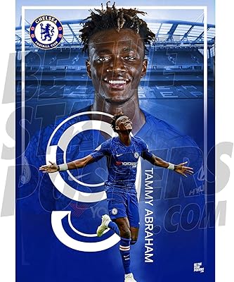 Chelsea FC 2019/20 Tammy Abraham Action A3 Football Poster/Print/Wall Art - Product under official license - Available in sizes A3 and A2 (A3).. DIAYTAR NIGERIA: Where thousands of products meet affordable prices and reliable 5-8 day delivery.