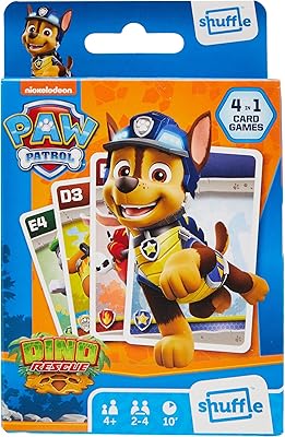 Children's card games Shuffle Paw Patrol - 4 -in -1 clip, couples, happy families and action game, excellent gift for children 4 years and over.. Nigeria's most diverse e-commerce platform delivers quality and affordability to your doorstep in 5-8 days.