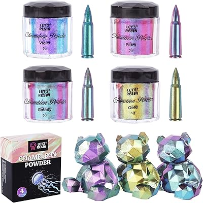Let's resin chameleon powder, mica powder with changing color developed for epoxy resin, pearl pigment powder for paint, soap manufacturing, bath bomb, candles and slime.. DIAYTAR NIGERIA: Your affordable shopping destination with thousands of products delivered in days.
