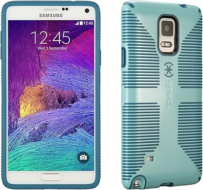Candy Shell Foundry for Samsung Galaxy Note 4 - Retailing packaging - Rivière/Bleu Tahoe Blue.. DIAYTAR NIGERIA revolutionizes online shopping with competitive prices and reliable 5-8 day delivery.