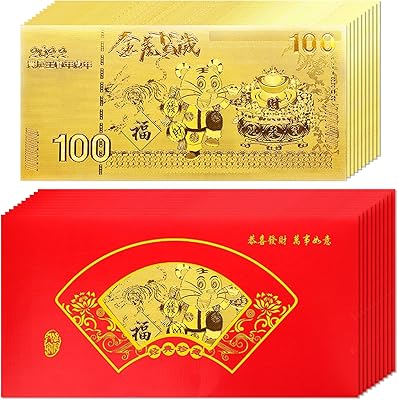 10 Envelopes in Chinese New Year Tin 2021 + 10 Red Silver Envelopes Hong Bao - Desire to earn excellent healthy health money the most favorite wealth (D).. Your everyday shopping companion, DIAYTAR NIGERIA offers unbeatable value with nationwide delivery.