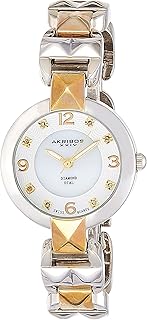 AKRIBOS XXIV Watch with analog Japanese quartz display for women with alloy bracelet.. Your shopping needs fulfilled through DIAYTAR NIGERIA's extensive selection and nationwide delivery.