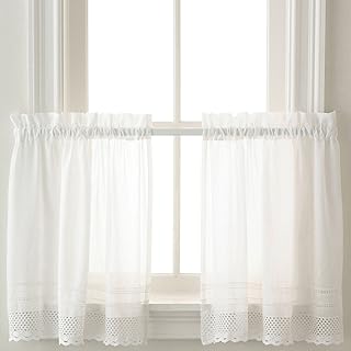 Pair of Berry Homeworks Kitchen Curtains Size 29 "X 24" L.. Discover the convenience of DIAYTAR NIGERIA's vast e-commerce platform with delivery in just 5-8 days.