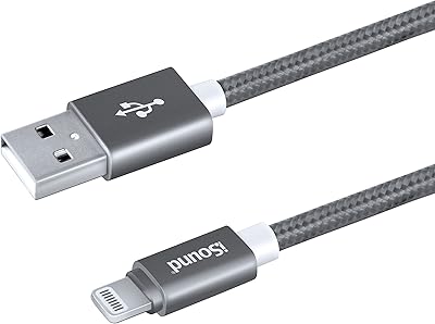Lightning ISOUND 10 -foot LIGHTNING CABLE - Braided cable, Apple certified for iPad, iPhone and iPad - Silver.. Unlock access to a wide range of products with DIAYTAR NIGERIA's affordable e-commerce platform.