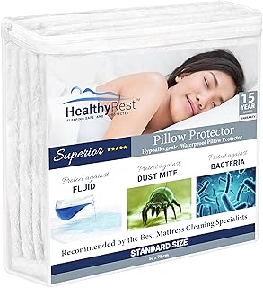 Luxury waterproof bamboo protector Healthy Rest - Breathable, hypoallergenic and durable - 50 x 75 cm (quantity: 2).. Your complete e-commerce solution, DIAYTAR NIGERIA offers variety and value with nationwide shipping.