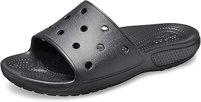 Classic unisex hoof Bubble Block Slide Crocs, Black, 44 EU.. DIAYTAR NIGERIA: Your affordable shopping destination with thousands of products delivered in days.