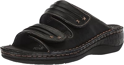 Propet Depituted June Slide for women, low heel 1-2 ' - Black.. DIAYTAR NIGERIA: Your affordable gateway to thousands of products delivered within a week.