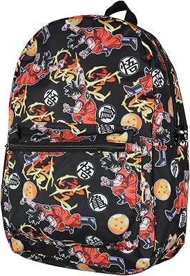 Dragon Ball Z Goku Backpack Fighting Stance for laptop, school and travel backpack, black color, standard size, black.. DIAYTAR NIGERIA makes every shopping desire a reality with affordable prices and delivery in 5-8 days.