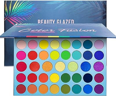 Pallet of rainbow eyeshadows Beauty Glazed - Palette of 39 professional eyeshadows with glitter - Ultra pigmented powder in bright and vibrant colors for Halloween.. Experience the joy of discovery with DIAYTAR NIGERIA's vast catalog and nationwide affordable delivery.