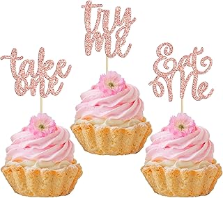 Lot de 24 pics à cupcakes eat me try take one.. DIAYTAR NIGERIA delivers affordability and convenience with every purchase, shipped within the week.