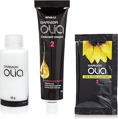 Permanent hair dye without ammonia Olia de Garnier, containing 60% oils, golden brown color 5.3.. The future of Nigerian shopping is here — DIAYTAR Nigeria.