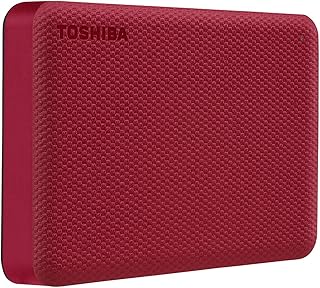 Toshiba canvio 4 TB portable hard drive with USB 3.0, red - HDTCA40XR3CA port.. Experience the convenience of online shopping with DIAYTAR NIGERIA's reliable 5-8 day delivery service.