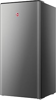 HOOVER 200 L refrigerator with single door with separate cooling compartment, self-supporting medium-sized fridge, ideal for mini bar, house, desk, bedroom, bedroom, kitchen, silver-HSD-H200-s.. With DIAYTAR Nigeria, your wishlist becomes reality, fast.