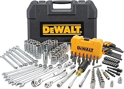 DEWALT mechanical tool game, 142 pieces, 1/4 "and 3/8" screwdriver (mm/standard), DWMT73802 model.. Get access to thousands of affordable products only on DIAYTAR Nigeria.