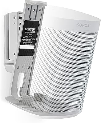 Flexon wall support for Sonos Oneone SL and Play: 1 - White.. Transform how you shop with DIAYTAR NIGERIA's vast selection and budget-friendly delivery options.