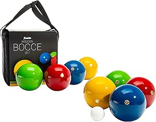 Petanque ball game Franklin 100 mm - 8 Wooden balls and 1 Pallino - For the beach, the garden or outdoor party games - Made in Italy.. Shop smarter, not harder with DIAYTAR NIGERIA - thousands of products at your fingertips with affordable delivery.