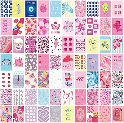 Decor of aesthetic room, preppy bedroom decor, pink wall decoration, Danish pastel wall collage kit of 70 rooms, cute wall posters, cool y2k decorations for apartment/university dormitory/teenage bedroom, print photo prints.. Navigate through thousands of products at pocket-friendly prices with DIAYTAR NIGERIA's easy-to-use platform.