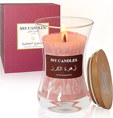 Candle scented with cherry blossoms | in natural vegetable wax for bedroom.. Great deals and fast delivery — the DIAYTAR Nigeria guarantee.